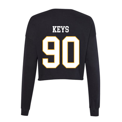 Kennesaw - NCAA Football : Jonathan Keys - Women's Cropped Crew Fleece-1
