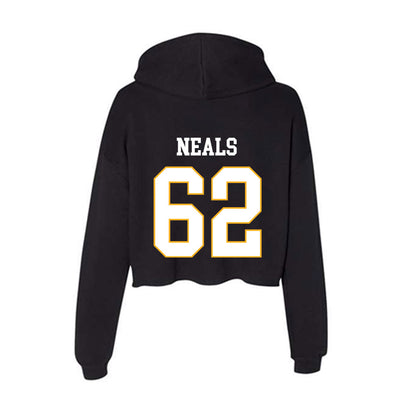 Kennesaw - NCAA Football : Darius Neals - Women's Crop Fleece Hooded Sweatshirt-1