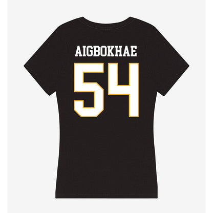 Kennesaw - NCAA Football : Eseosa Aigbokhae - Women's V-Neck T-Shirt-1