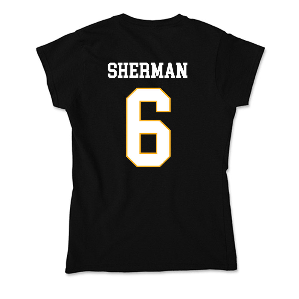 Kennesaw - NCAA Men's Basketball : Frankquon Sherman - Soft Style Women’s T-Shirt-1