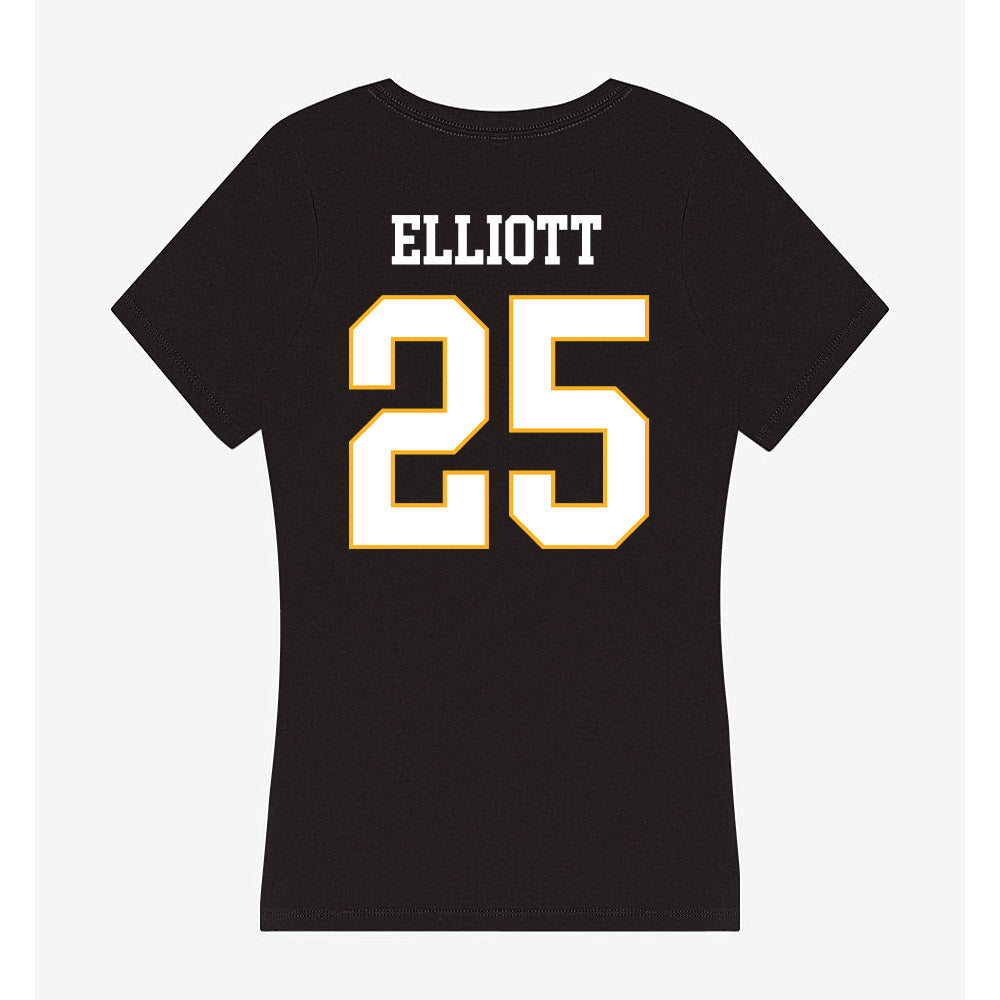 Kennesaw - NCAA Women's Basketball : Madyson Elliott - Women's V-Neck T-Shirt-1