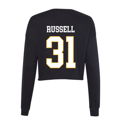 Kennesaw - NCAA Football : Kai Russell - Women's Cropped Crew Fleece-1