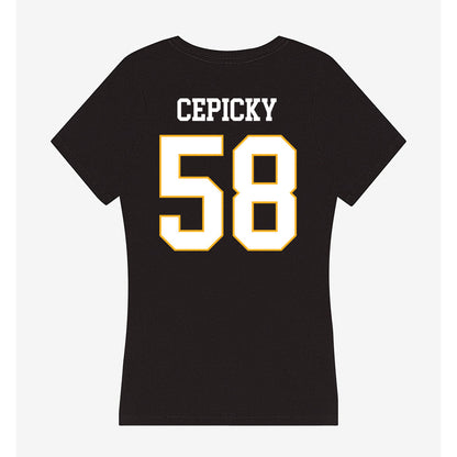 Kennesaw - NCAA Football : Daniel Cepicky - Women's V-Neck T-Shirt-1