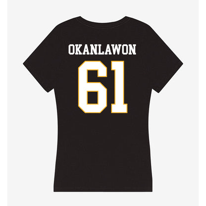 Kennesaw - NCAA Football : Yusuf Okanlawon - Women's V-Neck T-Shirt-1