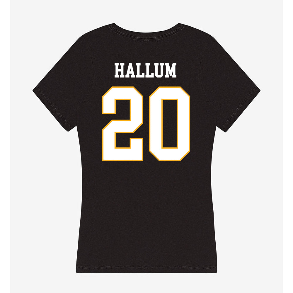 Kennesaw - NCAA Football : Tyler Hallum - Women's V-Neck T-Shirt-1