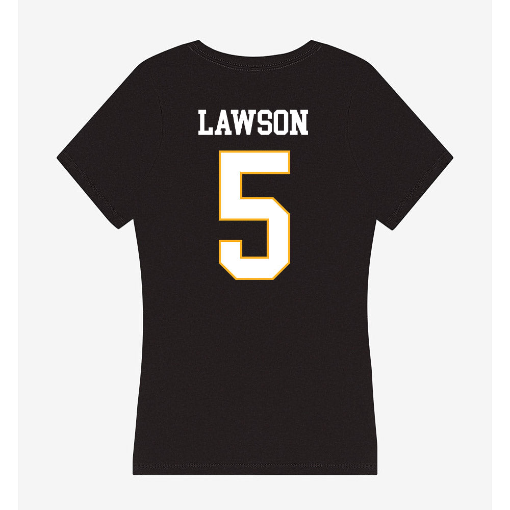 Kennesaw - NCAA Football : TayVion Lawson - Women's V-Neck T-Shirt-1
