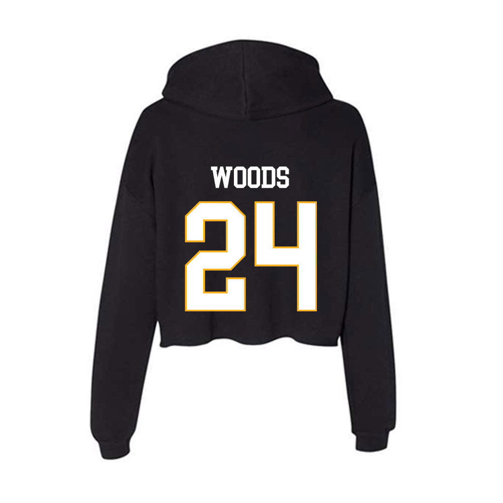 Kennesaw - NCAA Football : Alan Woods - Women's Crop Fleece Hoodie-1