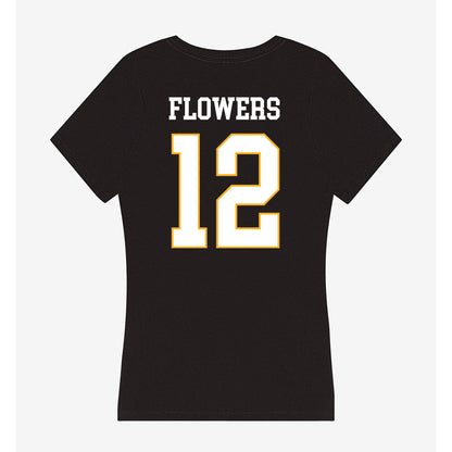 Kennesaw - NCAA Women's Basketball : Kaelyn Flowers - Women's V-Neck T-Shirt-1