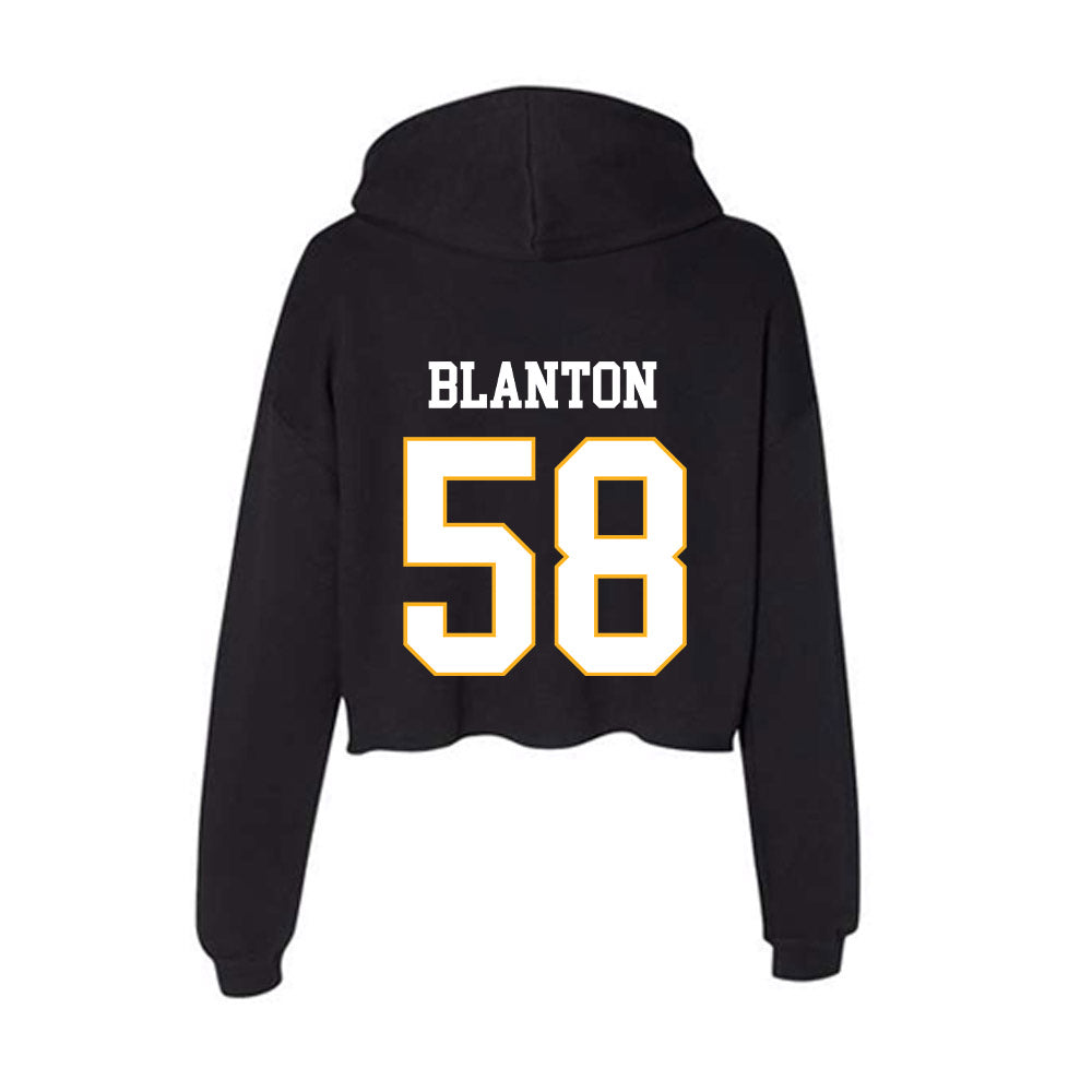 Kennesaw - NCAA Football : Ben Blanton - Women's Crop Fleece Hoodie-1