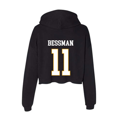 Kennesaw - NCAA Women's Soccer : Jaclyn Bessman - Women's Crop Fleece Hooded Sweatshirt-1