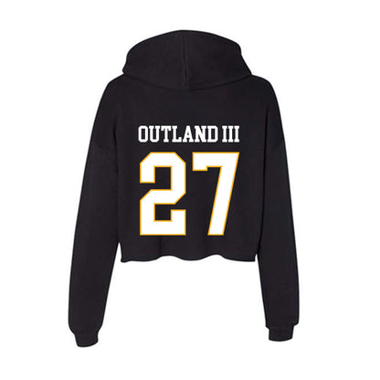 Kennesaw - NCAA Football : Clarence Outland III - Women's Crop Fleece Hooded Sweatshirt-1