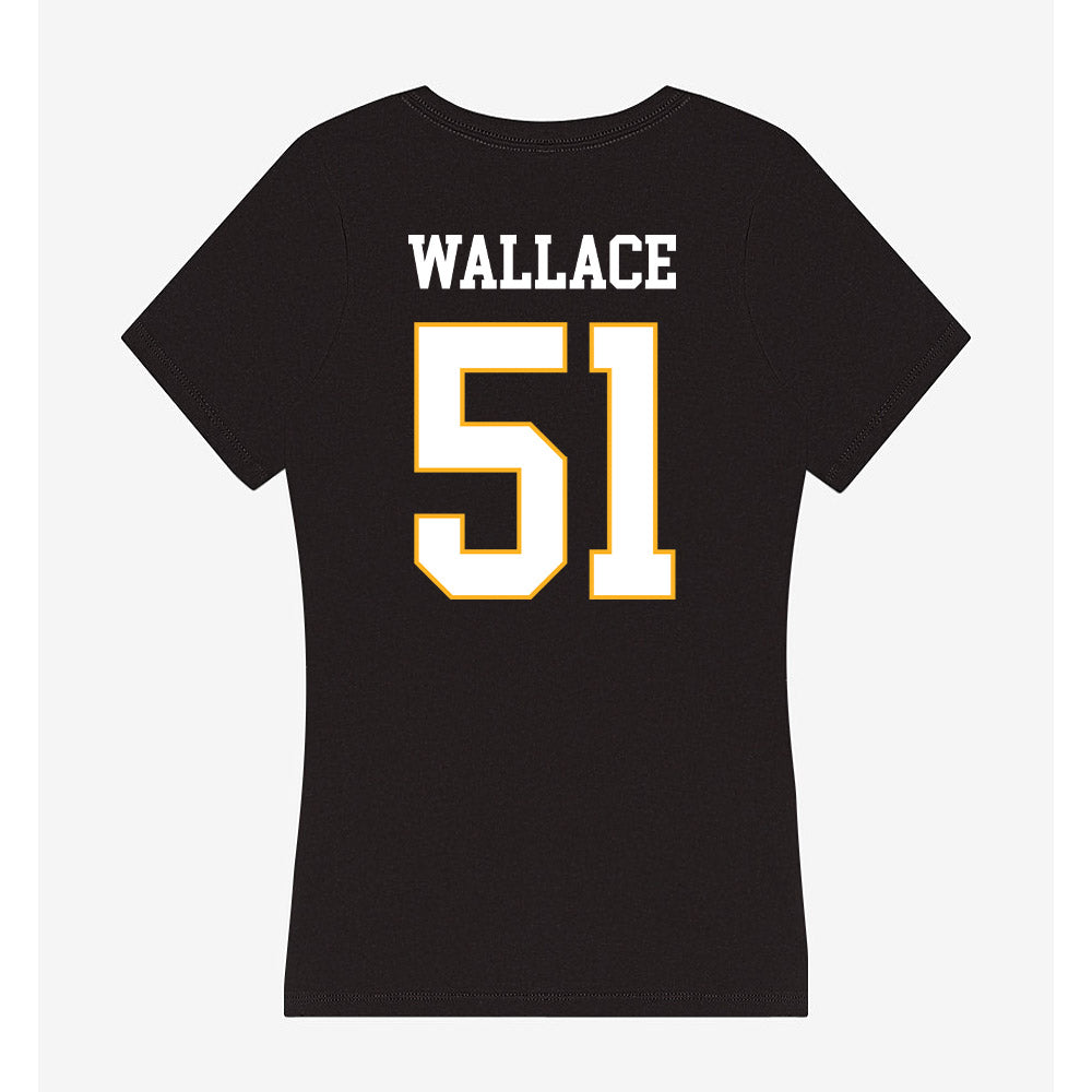 Kennesaw - NCAA Football : Michael Wallace - Women's V-Neck T-Shirt-1