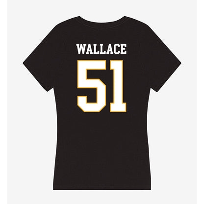 Kennesaw - NCAA Football : Michael Wallace - Women's V-Neck T-Shirt-1
