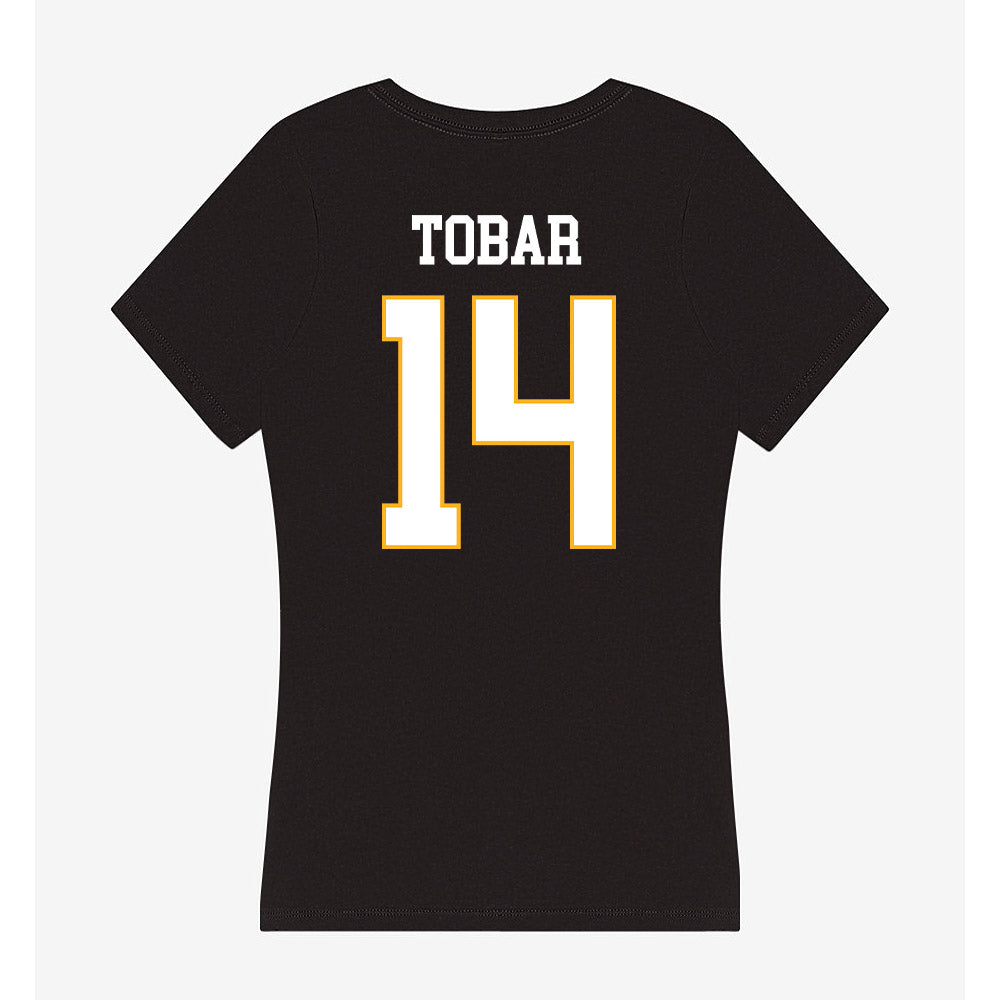 Kennesaw - NCAA Softball : Kimberly Tobar - Women's V-Neck T-Shirt-1