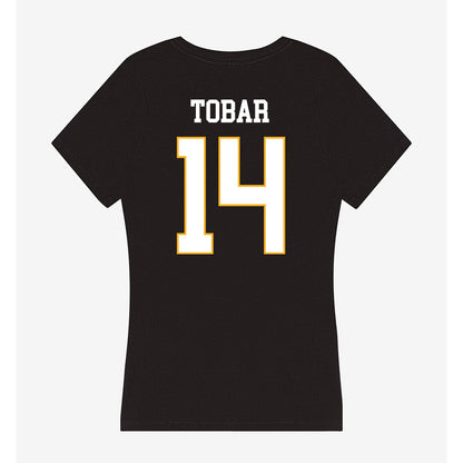 Kennesaw - NCAA Softball : Kimberly Tobar - Women's V-Neck T-Shirt-1