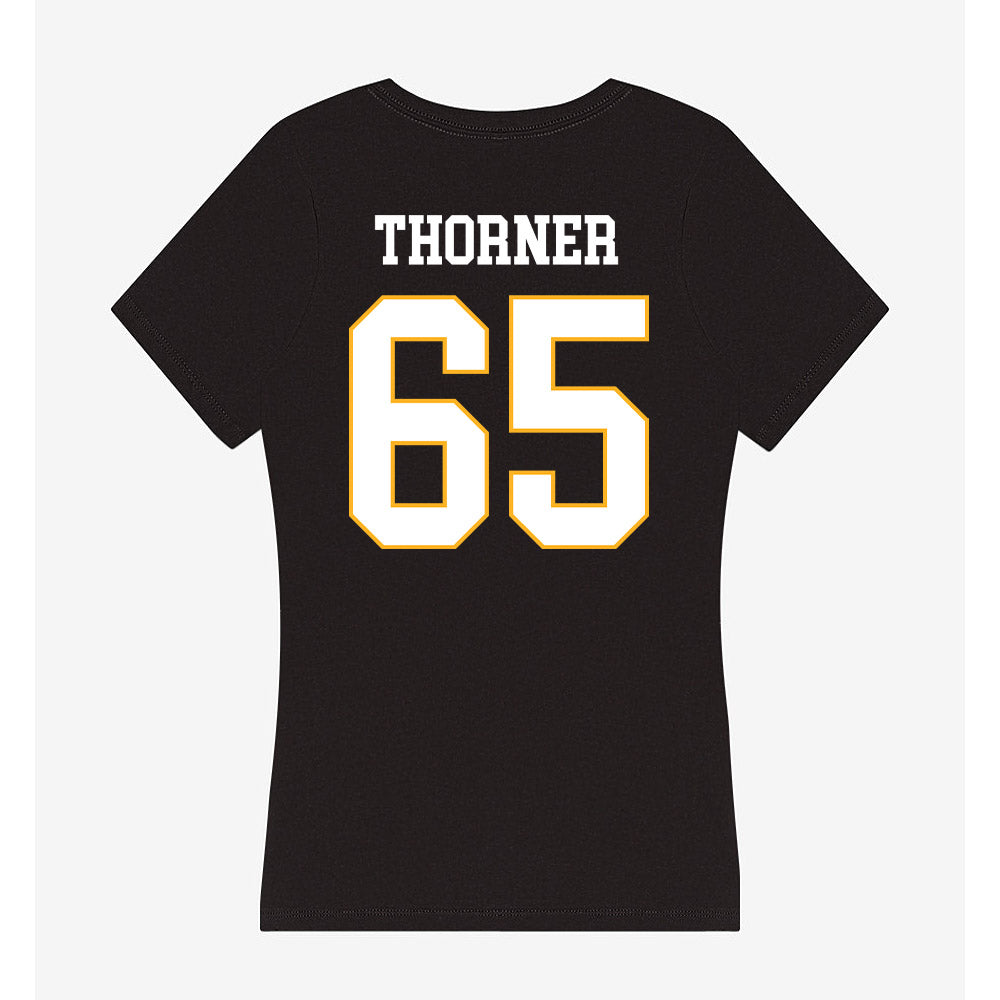 Kennesaw - NCAA Football : Nicholas Thorner - Women's V-Neck T-Shirt-1