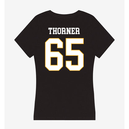 Kennesaw - NCAA Football : Nicholas Thorner - Women's V-Neck T-Shirt-1