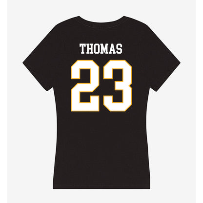 Kennesaw - NCAA Women's Soccer : Symone Thomas - Women's V-Neck T-Shirt-1