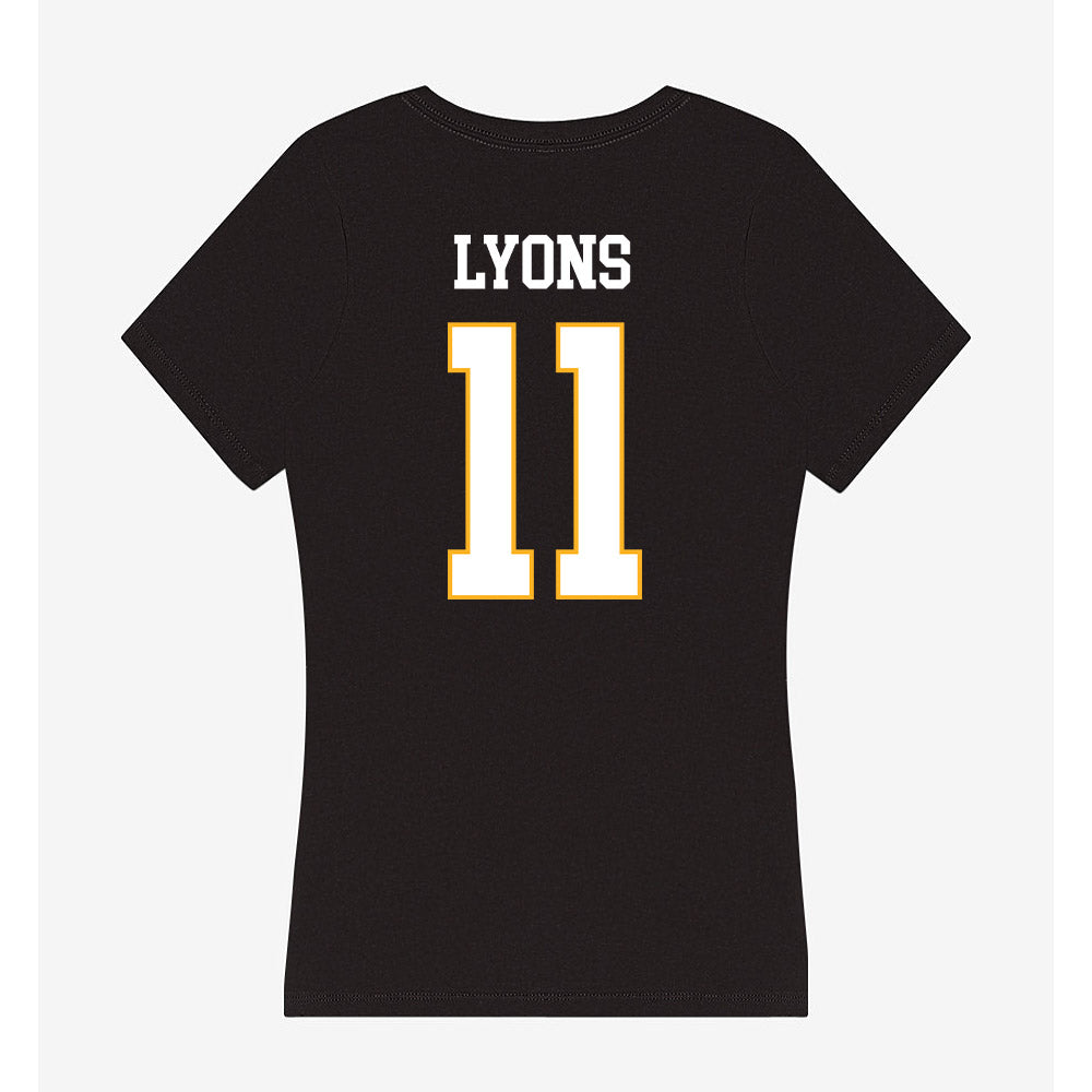 Kennesaw - NCAA Baseball : Trenton Lyons - Women's V-Neck T-Shirt-1