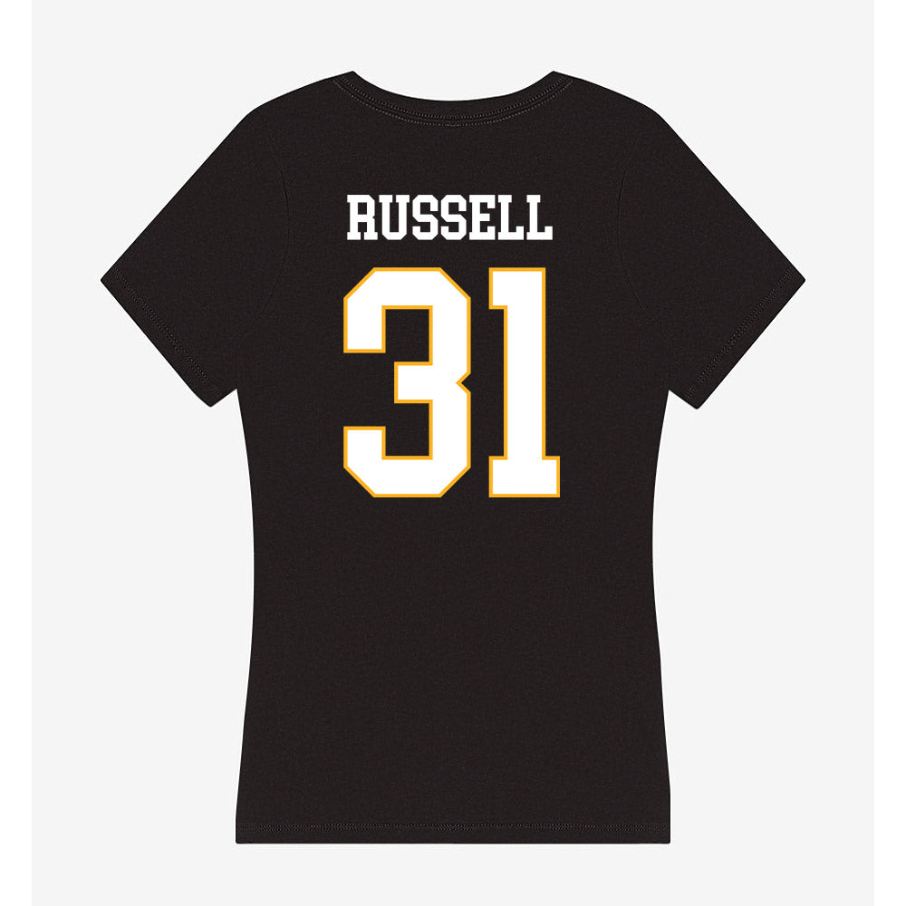 Kennesaw - NCAA Football : Kai Russell - Women's V-Neck T-Shirt-1