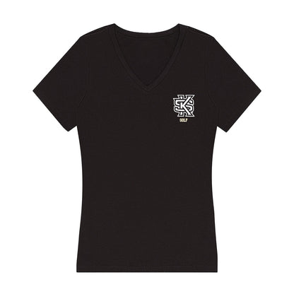 Kennesaw - NCAA Women's Golf : Ariana Silva - Women's V-Neck T-Shirt-0