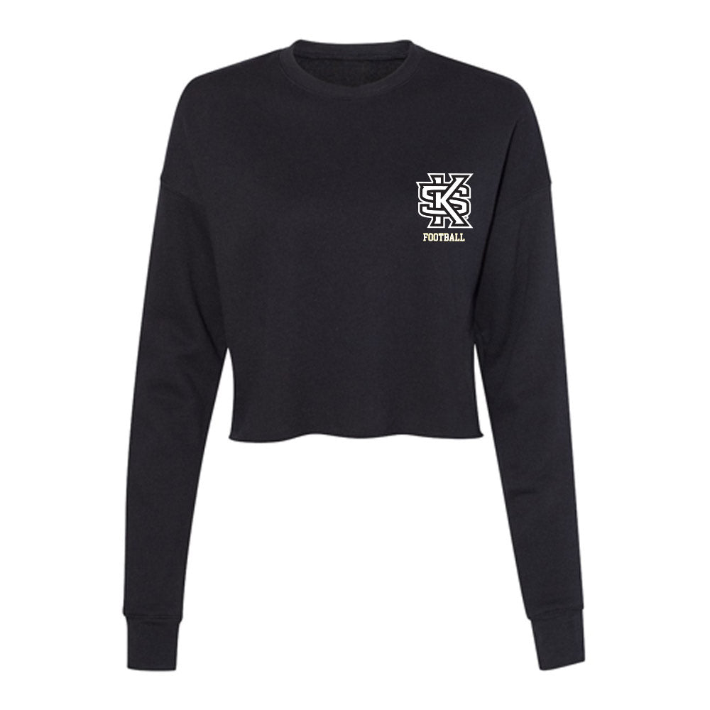 Kennesaw - NCAA Football : Daniel Cepicky - Women's Cropped Crew Fleece-0