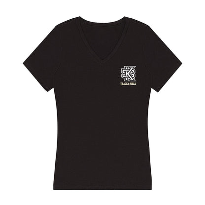 Kennesaw - NCAA Women's Track & Field : Kali Terza - Women's V-Neck T-Shirt-0