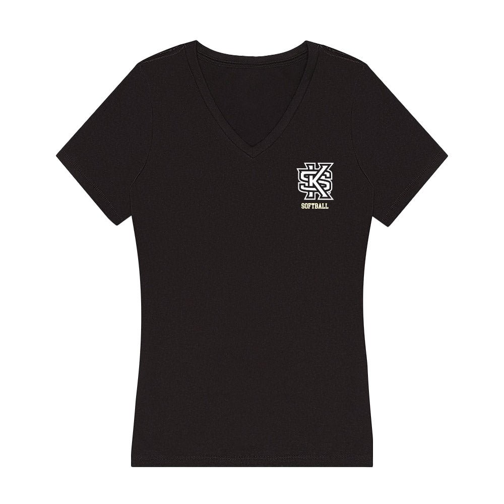 Kennesaw - NCAA Softball : Addison Smith - Women's V-Neck T-Shirt-0