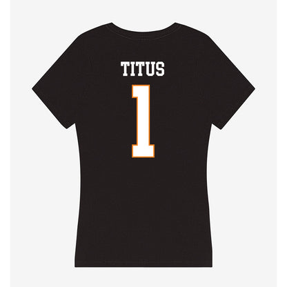 UT Martin - NCAA Women's Soccer : Mac Titus - Women's V-Neck T-Shirt-1
