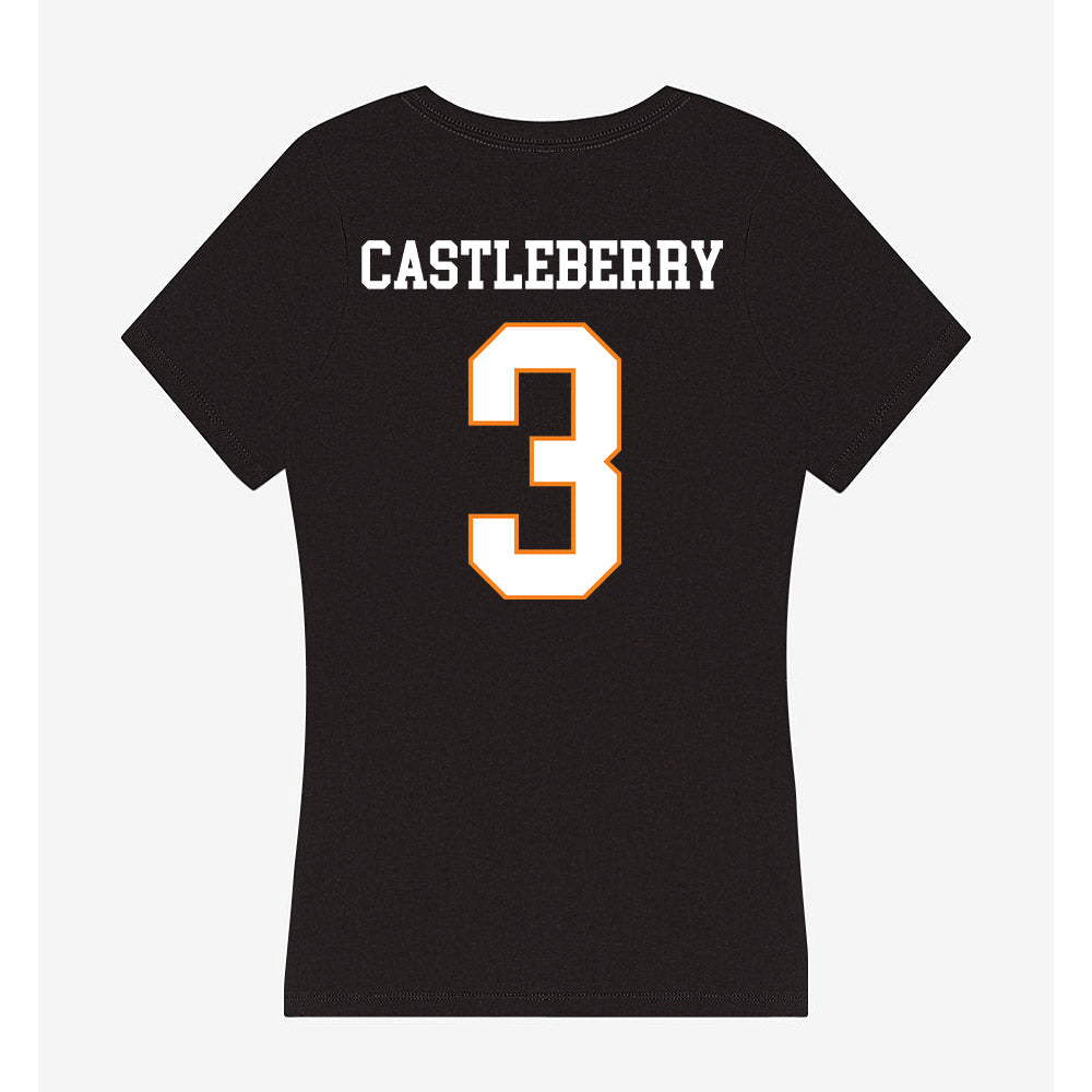 UT Martin - NCAA Football : Joel Castleberry - Women's V-Neck T-Shirt-1