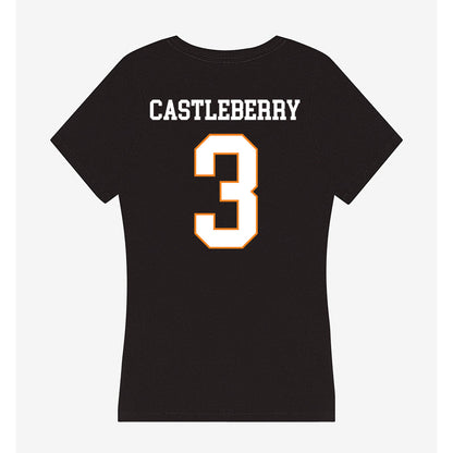 UT Martin - NCAA Football : Joel Castleberry - Women's V-Neck T-Shirt-1