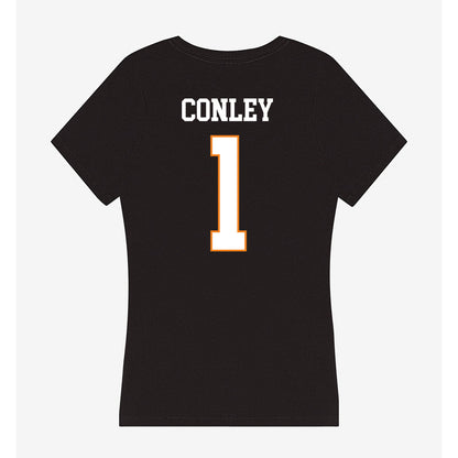 UT Martin - NCAA Baseball : Amari Conley - Women's V-Neck T-Shirt-1