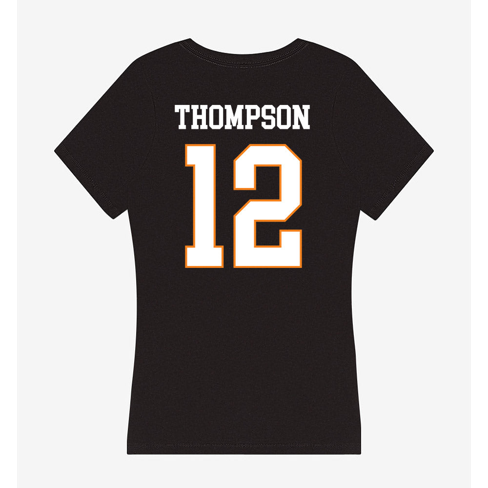 UT Martin - NCAA Women's Basketball : Zy Thompson - Women's V-Neck T-Shirt-1