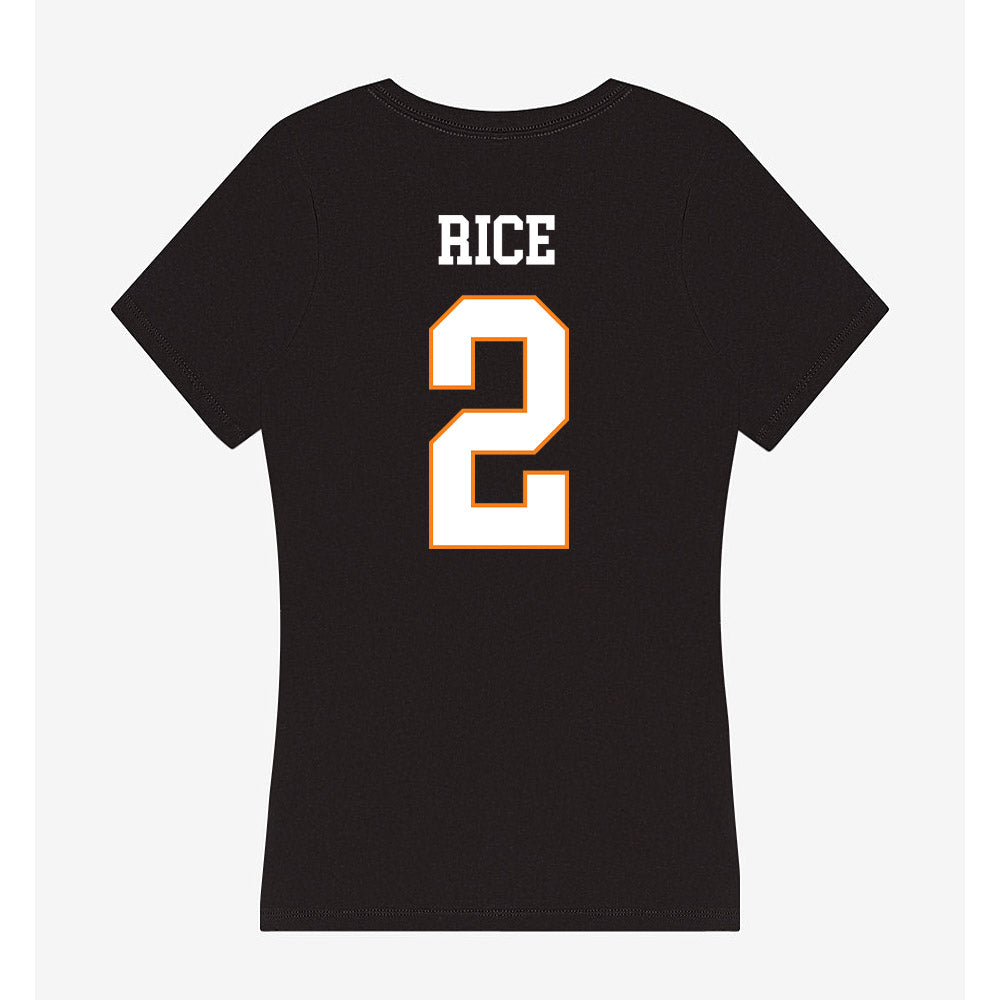 UT Martin - NCAA Baseball : Zac Rice - Women's V-Neck T-Shirt-1