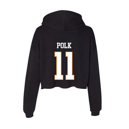 UT Martin - NCAA Softball : Maddie Polk - Women's Crop Fleece Hoodie-1