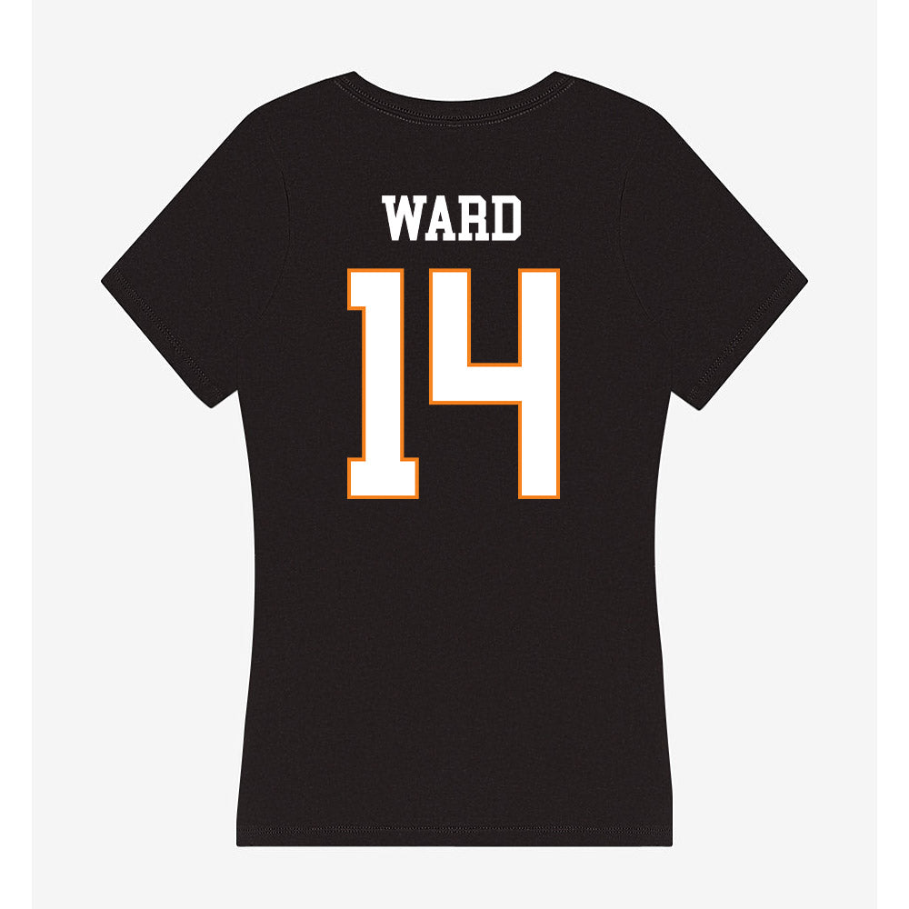 UT Martin - NCAA Women's Basketball : Camden Ward - Women's V-Neck T-Shirt-1
