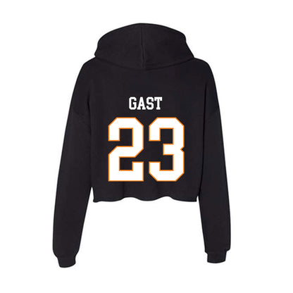 UT Martin - NCAA Baseball : Austin Gast - Women's Crop Fleece Hoodie-1