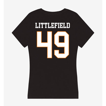 UT Martin - NCAA Football : Connon Littlefield - Women's V-Neck T-Shirt-1