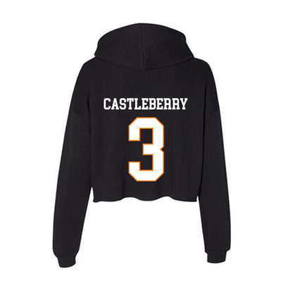 UT Martin - NCAA Football : Joel Castleberry - Women's Crop Fleece Hoodie-1