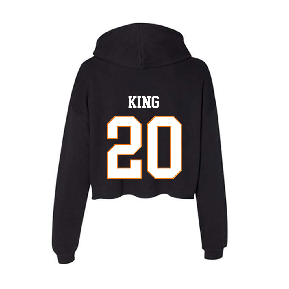 UT Martin - NCAA Baseball : Brandon King - Women's Crop Fleece Hoodie-1