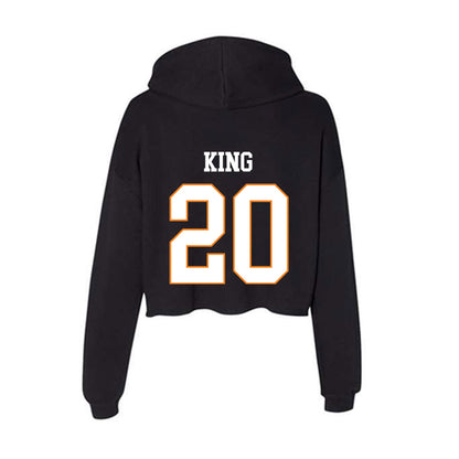 UT Martin - NCAA Baseball : Brandon King - Women's Crop Fleece Hoodie-1