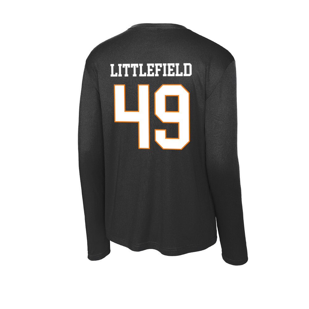 UT Martin - NCAA Football : Connon Littlefield - Activewear Long Sleeve T-Shirt-1