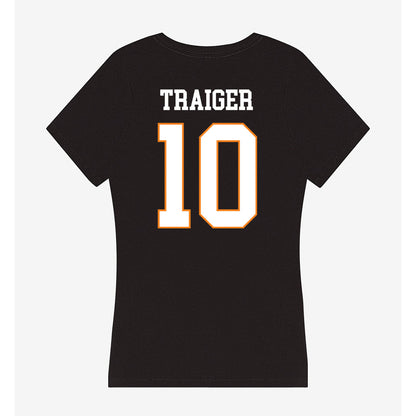 UT Martin - NCAA Beach Volleyball : Amara Traiger - Women's V-Neck T-Shirt-1