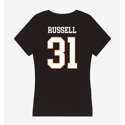 UT Martin - NCAA Football : Ajai Russell - Women's V-Neck T-Shirt-1