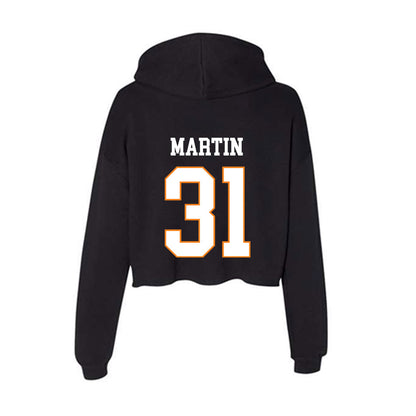 UT Martin - NCAA Baseball : Eli Martin - Women's Crop Fleece Hoodie-1
