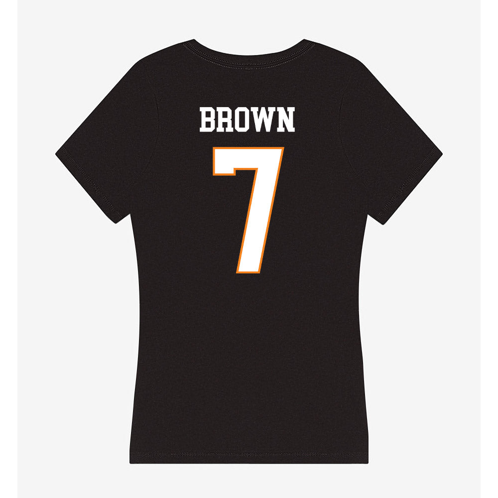 UT Martin - NCAA Softball : Kyrsten Brown - Women's V-Neck T-Shirt-1
