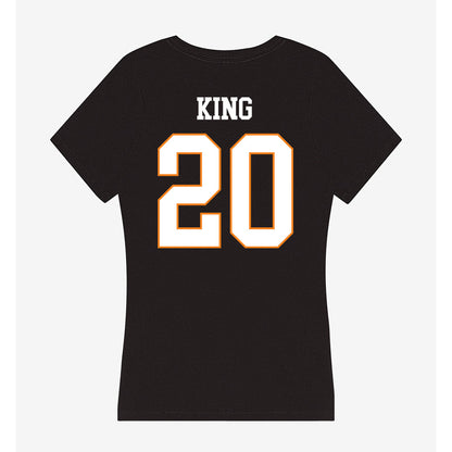 UT Martin - NCAA Baseball : Brandon King - Women's V-Neck T-Shirt-1