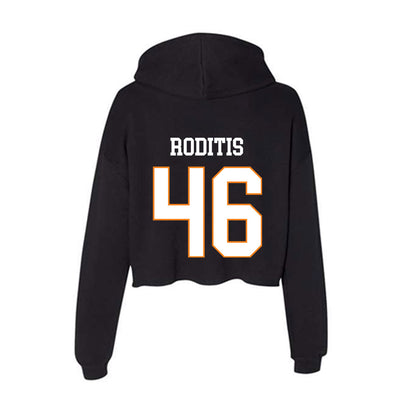 UT Martin - NCAA Football : Stafford Roditis - Women's Crop Fleece Hoodie-1