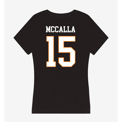 UT Martin - NCAA Baseball : Dean McCalla - Women's V-Neck T-Shirt-1