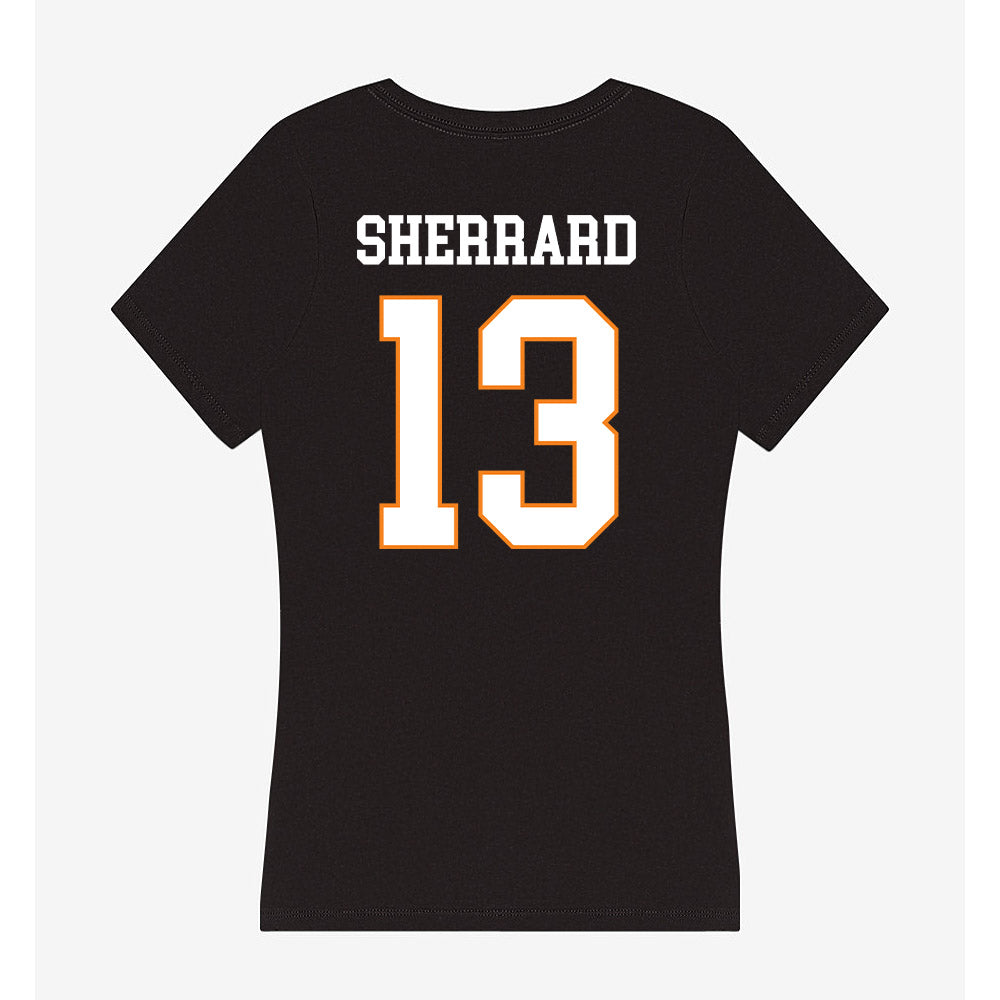 UT Martin - NCAA Football : Khia Sherrard - Women's V-Neck T-Shirt-1